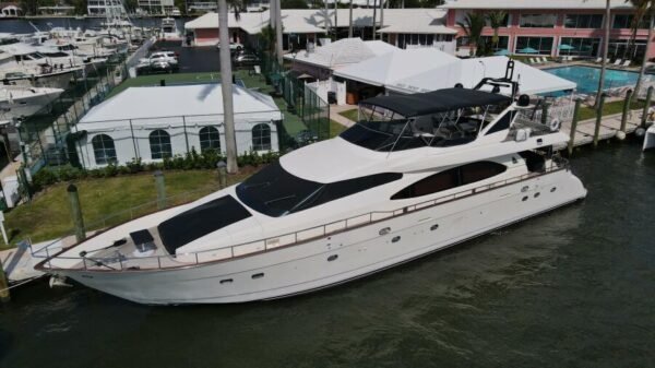 1999 Aziumth 85' Fly used Roberts Yachts and Collectables Canada